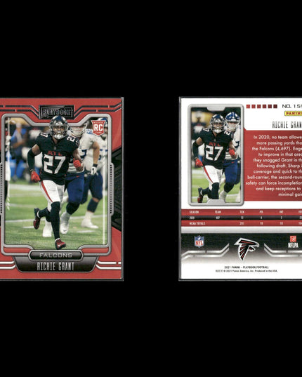 2021 Panini Playbook Football Lot (16) RCs, Purple Parallels, Stars & More