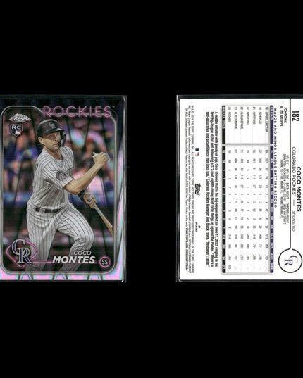 2024 Topps Chrome RayWave Refractors Lot (14) MLB Parallel Baseball Cards