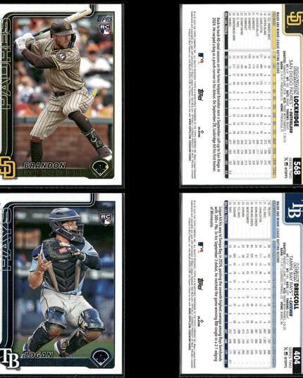 32-Card Lot 2025 Topps Rookie Baseball | MLB Trading Cards • Near Mint Condition