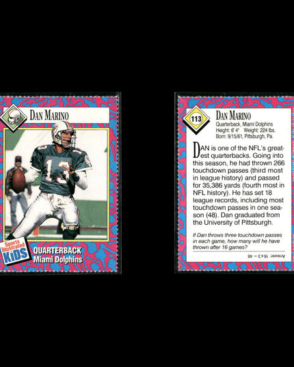 SI Kids Football Lot (19 Cards) Sports Illustrated for Kids Cards