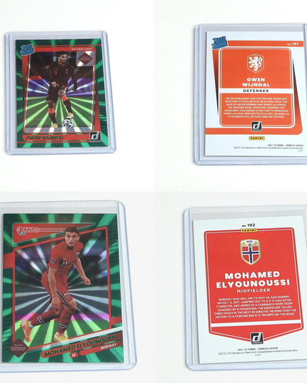 Panini Donruss Soccer Lot (25) w/ 9 PSA Graded Autograph Cards