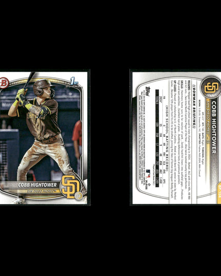 23-Card Lot 2025 Bowman Prospects 1sts | MLB Baseball Rookie Trading Cards Topps