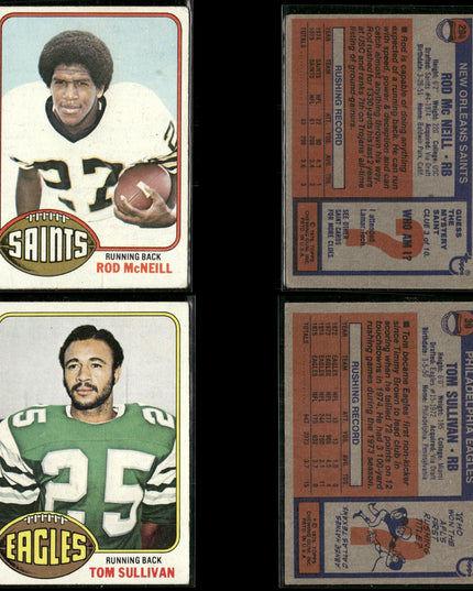 1976 Topps Football Card Lot – 42 Vintage NFL Cards – Bulk Lot