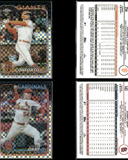 2024 Topps Chrome X-Fractor Lot – 31 Cards – Rookies & Stars
