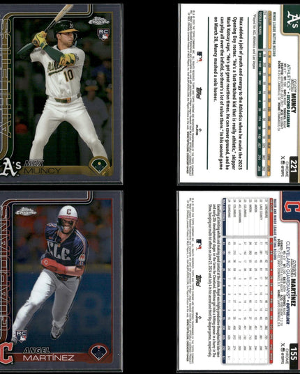2025 Topps Chrome Rookie Lot (30) w/ Michael Harris II, Jace Jung, Seiya Suzuki RCs