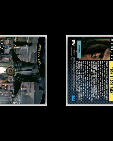 Heroes TV Show Trading Card Lot (27) – Topps 2007 Scenes, Characters