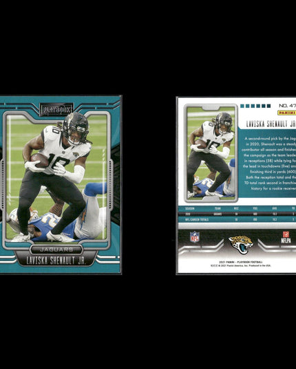 2021 Panini Playbook Football Lot (16) RCs, Purple Parallels, Stars & More