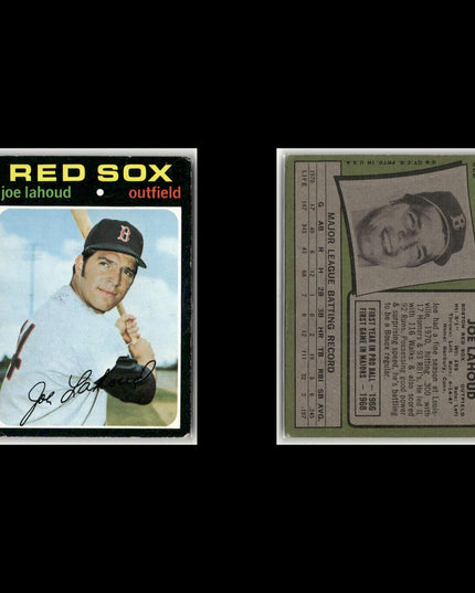 20-Card Lot Vintage 1971 Topps Boston Red Sox | MLB Baseball Trading Cards