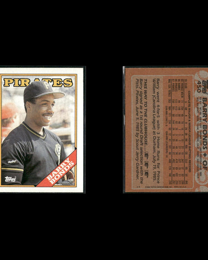 Barry Bonds 18-Card Lot SF Giants HR King 7x MVP Power Hitter
