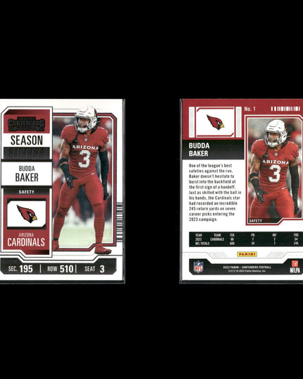 2023 Panini Contenders Football Lot (23) Stars, RCs, Inserts, Parallels