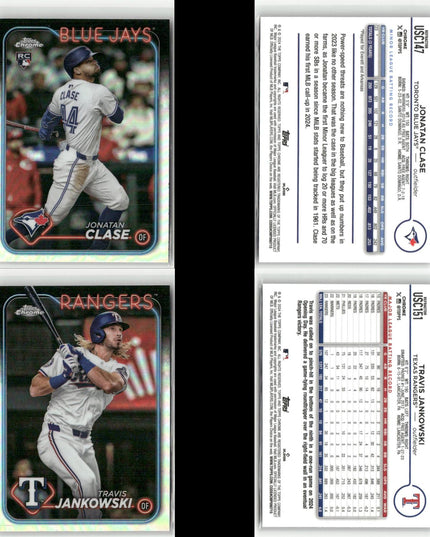 2024 Topps Chrome & Update Refractors Lot (29) RCs, Stars, ASG