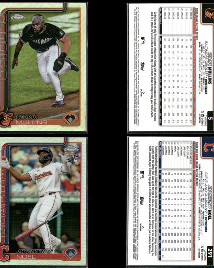 2025 Topps Chrome Refractors Lot (32) w/ Alec Bohm, Cedric Mullins, Ke’Bryan Hayes