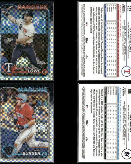 2024 Topps Chrome X-Fractor Lot – 31 Cards – Rookies & Stars