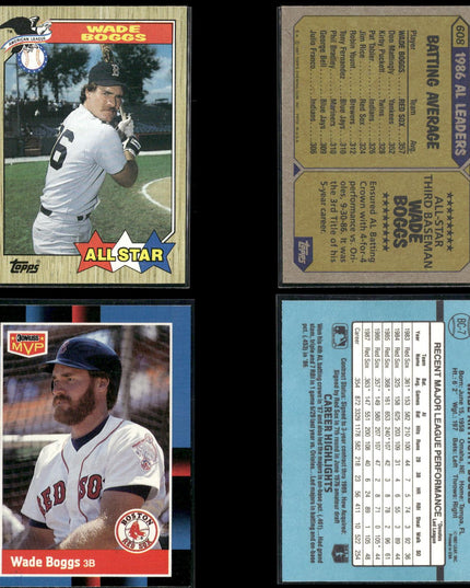 Wade Boggs 29-Card Lot Boston Red Sox HOF Batting Champ Legend