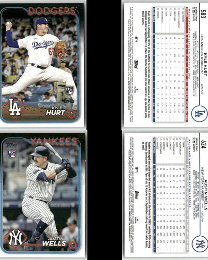 2024 Topps & Update Rookie Lot (30) RCs – Tigers, Royals, Dodgers, More