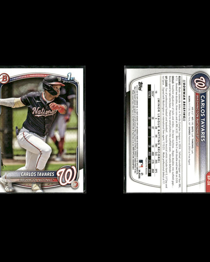 23-Card Lot 2025 Bowman Prospects 1sts | MLB Baseball Rookie Trading Cards Topps