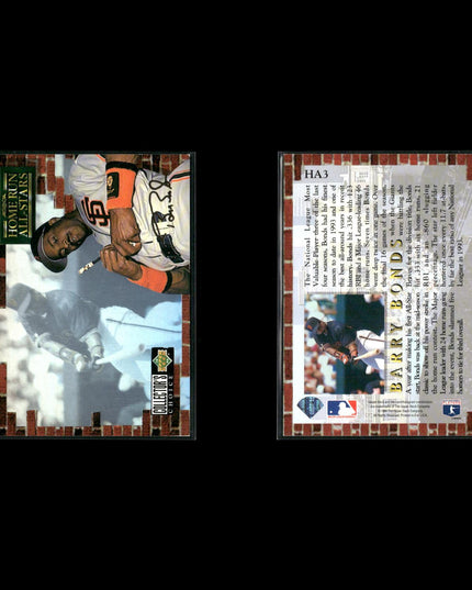 Barry Bonds 18-Card Lot SF Giants HR King 7x MVP Power Hitter