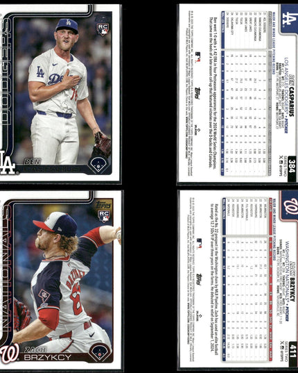 32-Card Lot 2025 Topps Rookie Baseball | MLB Trading Cards • Near Mint Condition