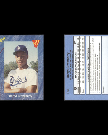 Darryl Strawberry Baseball Lot (19 Cards) Star Player Cards