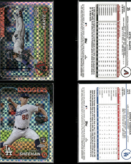 2024 Topps Chrome X-Fractor Lot – 31 Cards – Rookies & Stars