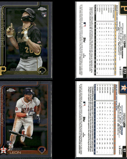 2025 Topps Chrome Rookie Lot (30) w/ Michael Harris II, Jace Jung, Seiya Suzuki RCs