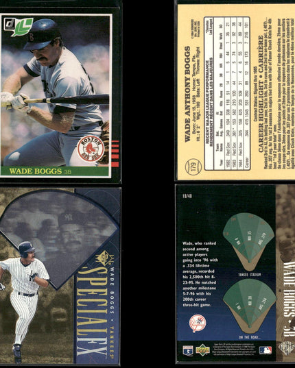 Wade Boggs 29-Card Lot Boston Red Sox HOF Batting Champ Legend