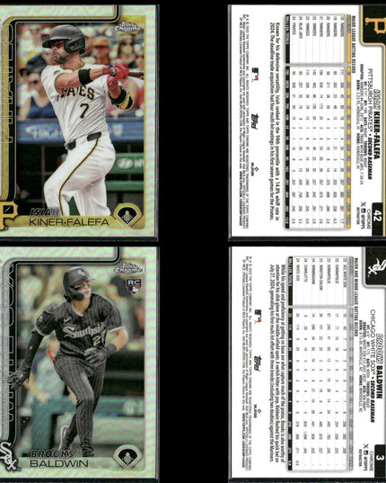 2025 Topps Chrome Refractors Lot (32) w/ Alec Bohm, Cedric Mullins, Ke’Bryan Hayes
