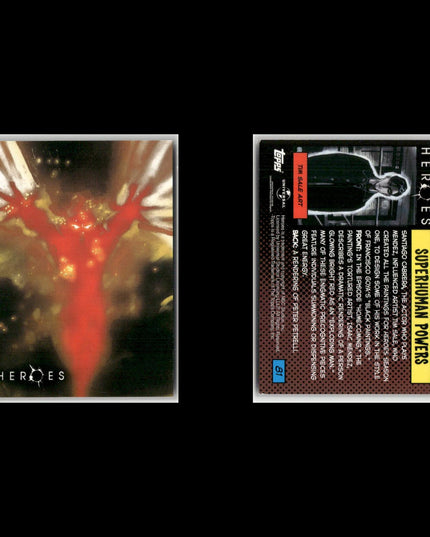 Heroes TV Show Trading Card Lot (27) – Topps 2007 Scenes, Characters