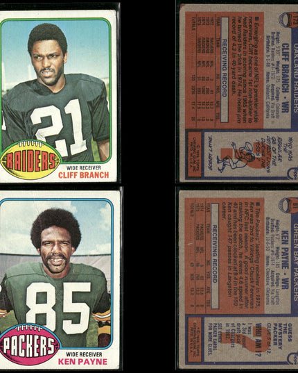 1976 Topps Football Card Lot – 42 Vintage NFL Cards – Bulk Lot