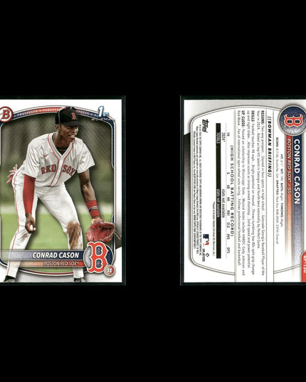 23-Card Lot 2025 Bowman Prospects 1sts | MLB Baseball Rookie Trading Cards Topps