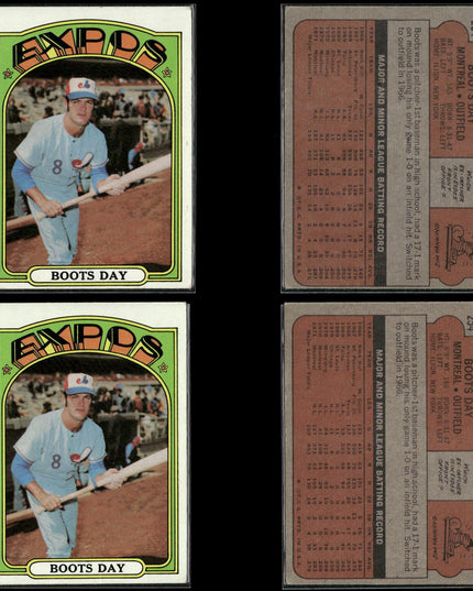 1972 Topps Montreal Expos Team Lot (25 Cards) Vintage Baseball MLB