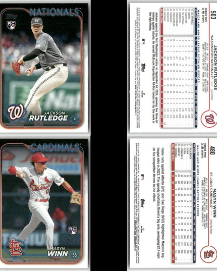 2024 Topps & Update Rookie Lot (30) RCs – Tigers, Royals, Dodgers, More