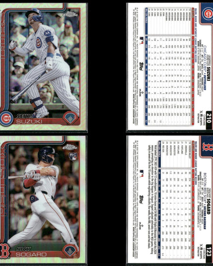 2025 Topps Chrome Refractors Lot (32) w/ Alec Bohm, Cedric Mullins, Ke’Bryan Hayes
