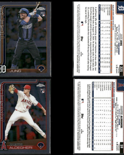 2025 Topps Chrome Rookie Lot (30) w/ Michael Harris II, Jace Jung, Seiya Suzuki RCs