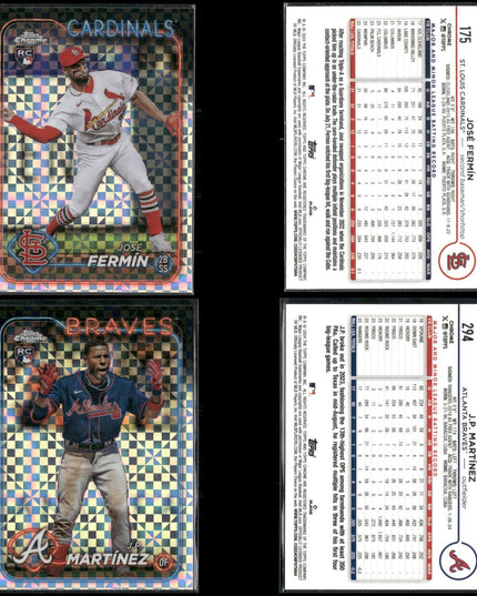 2024 Topps Chrome X-Fractor Lot – 31 Cards – Rookies & Stars