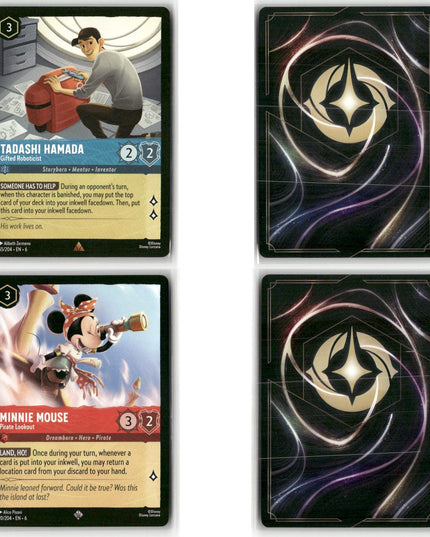 24 Card Rare + Super Rare Lot, Azurite Sea Disney Lorcana Set 6