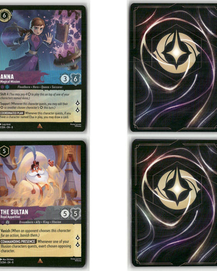 40 Card Rare + Super Rare Lot, Reign of Jafar Disney Lorcana Set 8