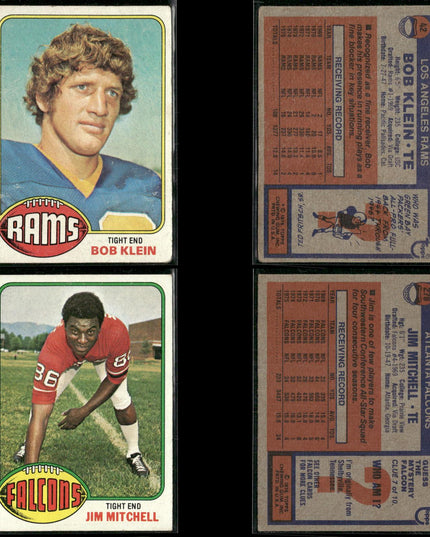 1976 Topps Football Card Lot – 42 Vintage NFL Cards – Bulk Lot
