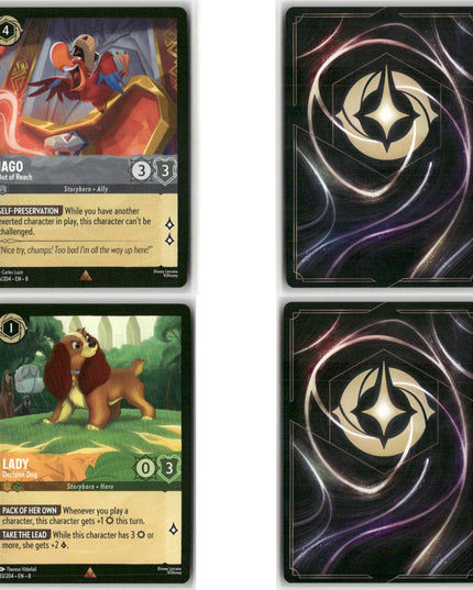 40 Card Rare + Super Rare Lot, Reign of Jafar Disney Lorcana Set 8