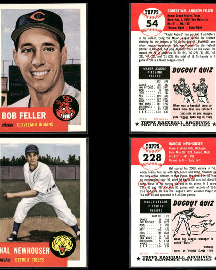1991 Topps Archives 1953 Reprint Baseball Cards Lot (41) Vintage Style MLB