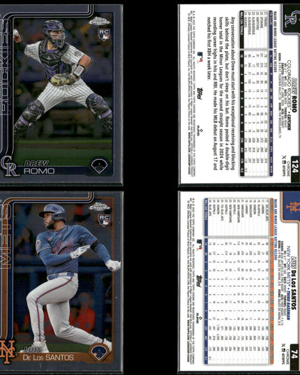2025 Topps Chrome Rookie Lot (30) w/ Michael Harris II, Jace Jung, Seiya Suzuki RCs