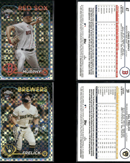 2024 Topps Chrome X-Fractor Lot – 31 Cards – Rookies & Stars