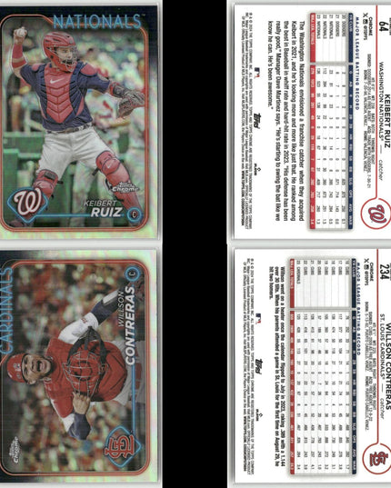 2024 Topps Chrome & Update Refractors Lot (29) RCs, Stars, ASG