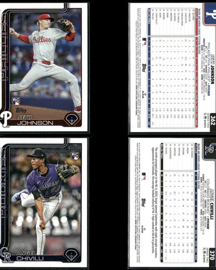 32-Card Lot 2025 Topps Rookie Baseball | MLB Trading Cards • Near Mint Condition