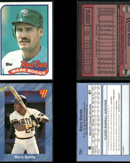 Wade Boggs 29-Card Lot Boston Red Sox HOF Batting Champ Legend
