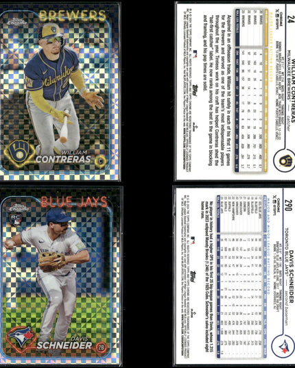 2024 Topps Chrome X-Fractor Lot – 31 Cards – Rookies & Stars