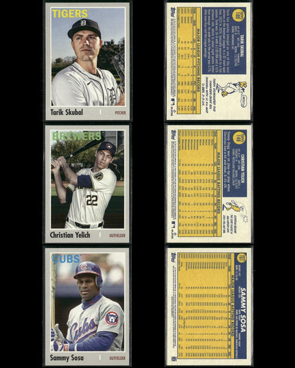 2025 Topps Heritage 1970 Baseball Lot (64 Cards) MLB