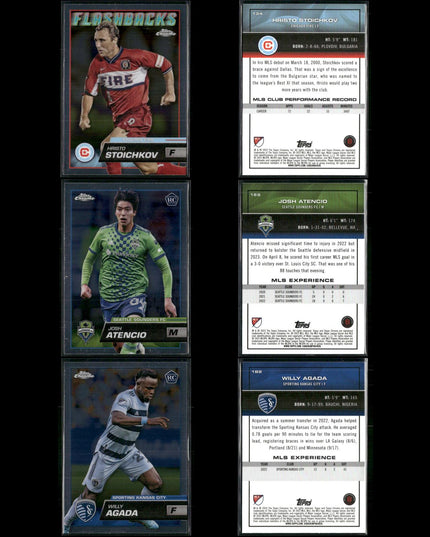 Soccer Card Lot (49) – Prizm, Mosaic, Topps Chrome, RCs, Intl Stars, MLS