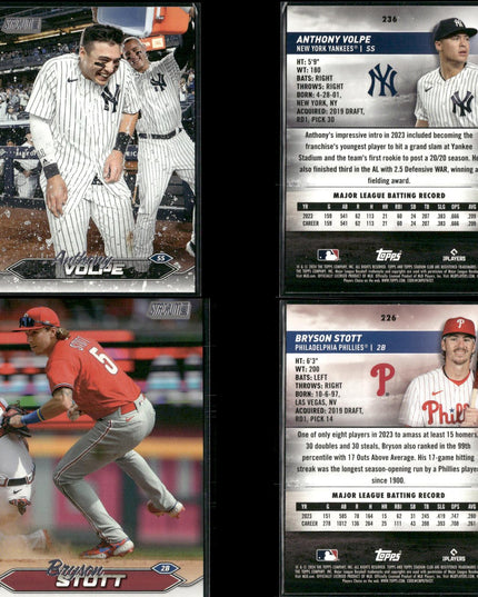 2024 Topps Stadium Club Baseball Lot – 40 Cards – Stars, Rookies