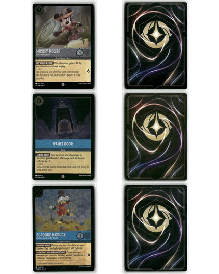 56 Card Foil Lot, Into the Inklands Disney Lorcana Set 3 Mixed Characters